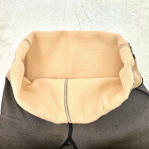 2 Premium Fleece Lined Warm Winter Tights 220g Thick Women +Size Black - Picture 4 of 9